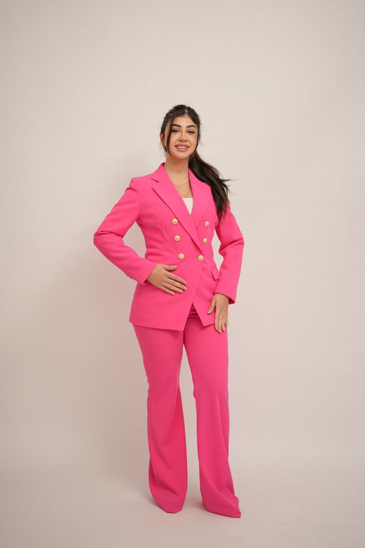 Hot pink straight pant