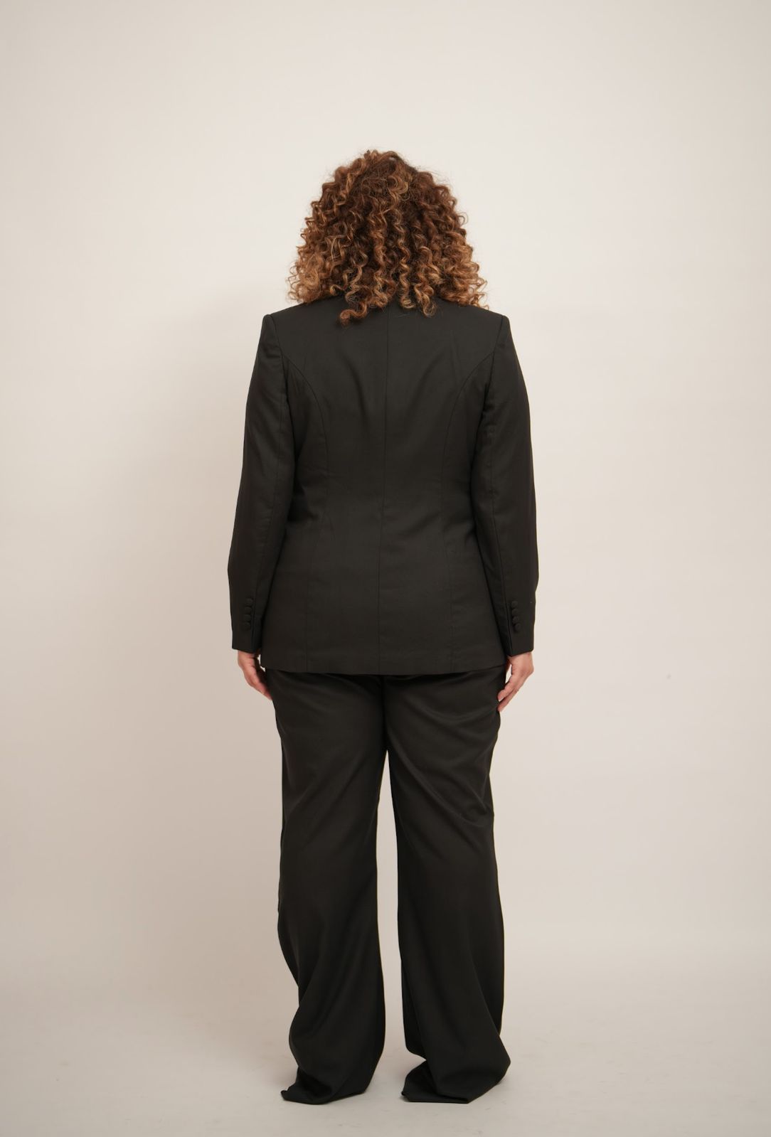 Black Double Breasted Suit