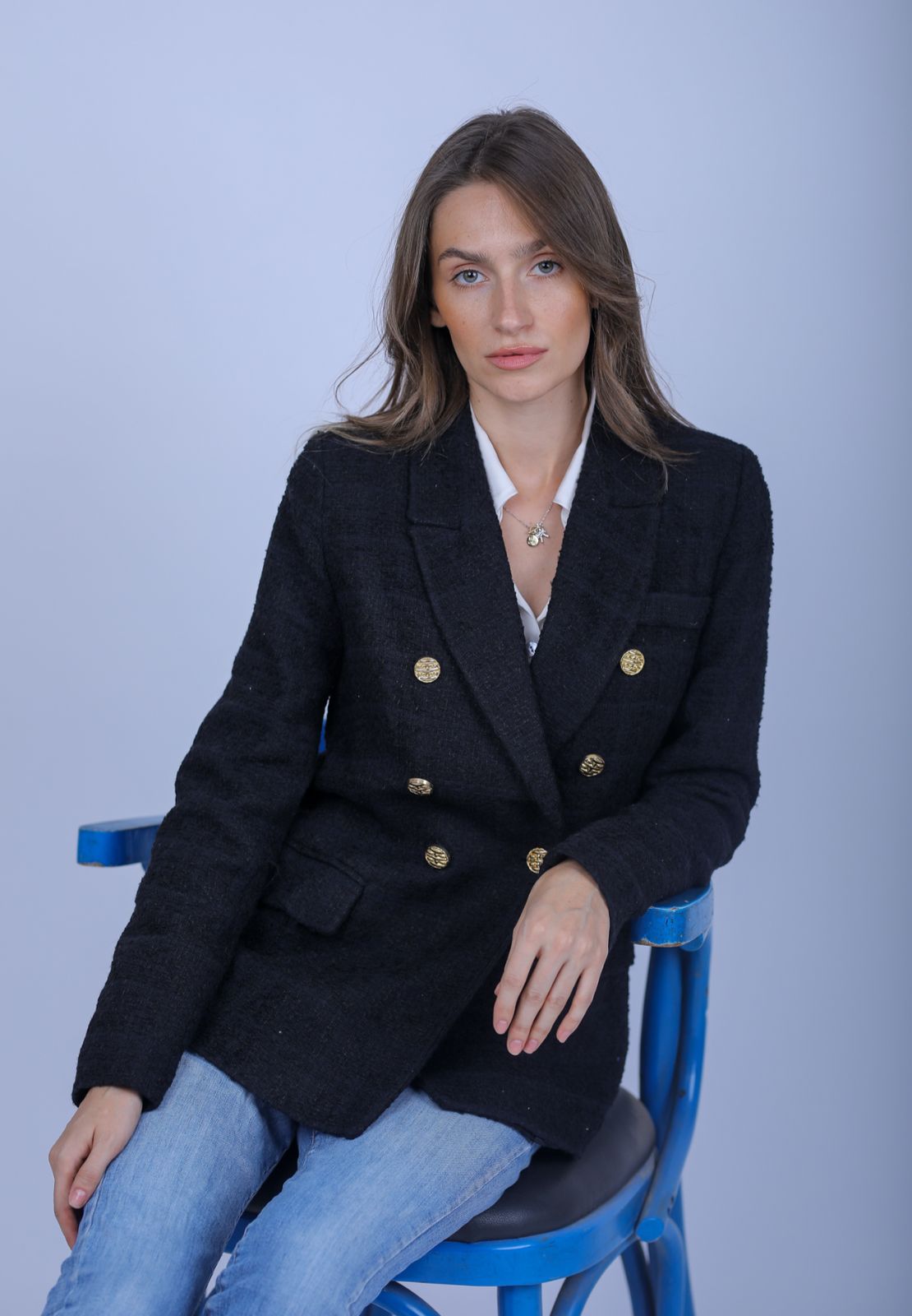 BlackXGold Double Breasted Blazer