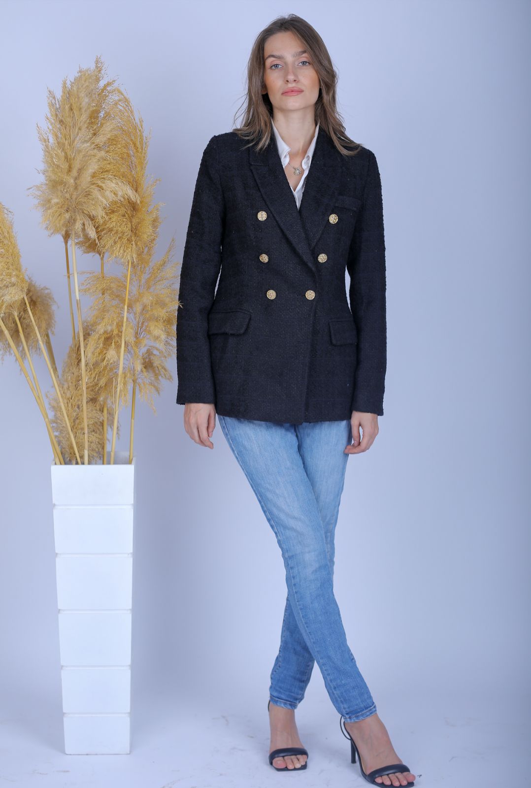 BlackXGold Double Breasted Blazer