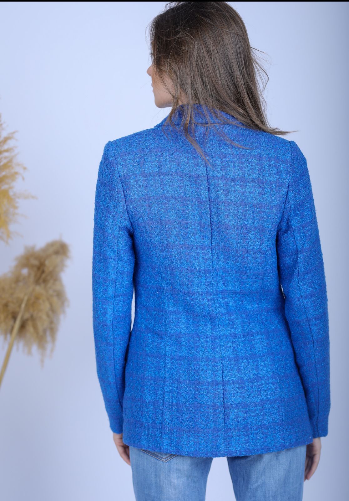 Tweed Blue Blazer