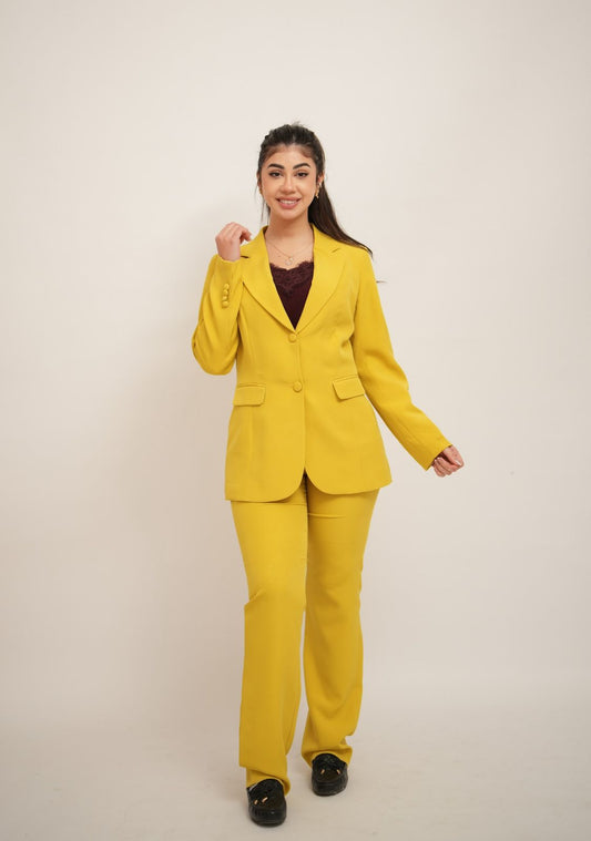 Green Apple With 2 buttons Suit