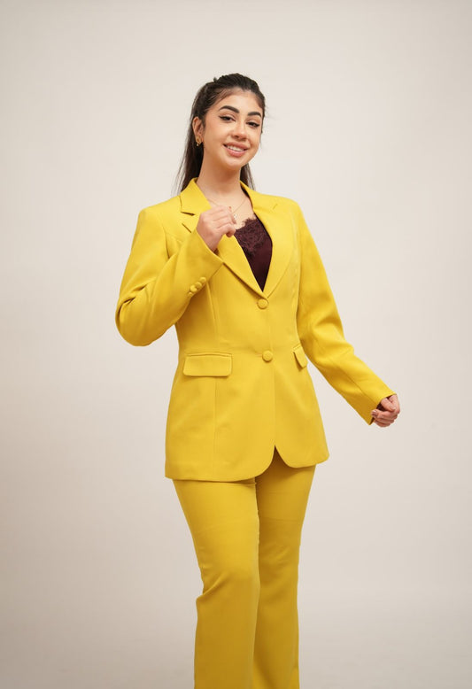 Green Apple With 2 buttons Suit