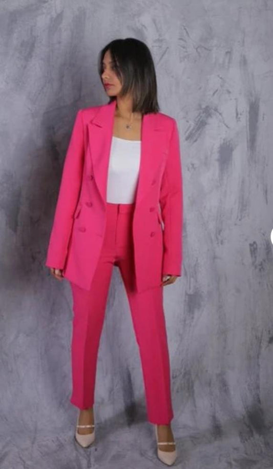 Hot Pink Straight Fit