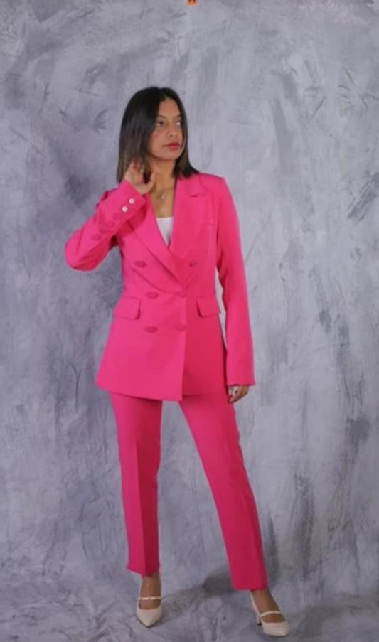 Hot Pink Straight Fit