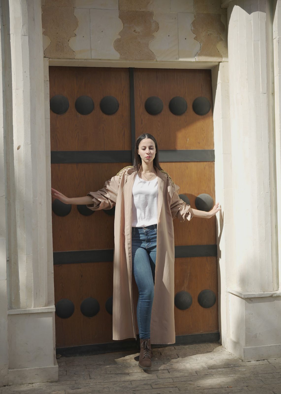 Beige Abaya