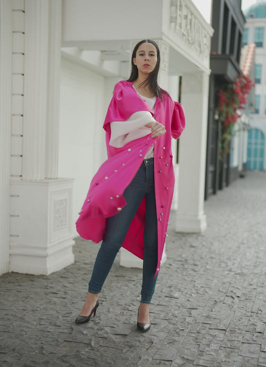 Hot Pink Abaya