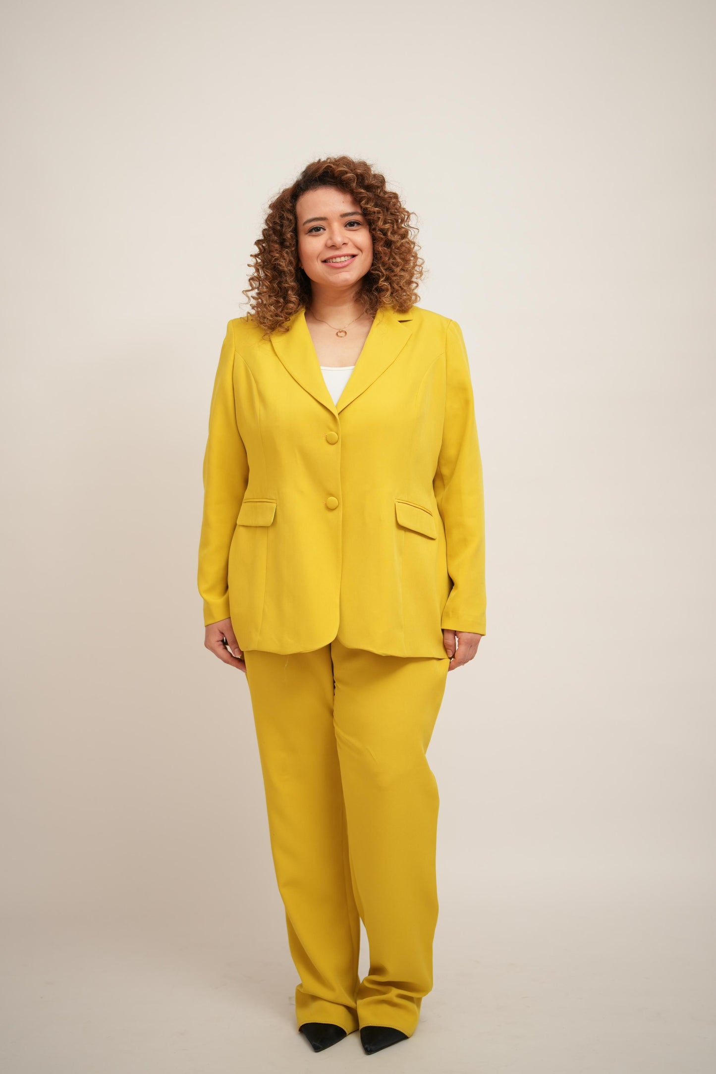 Apple green with 2 buttons blazer