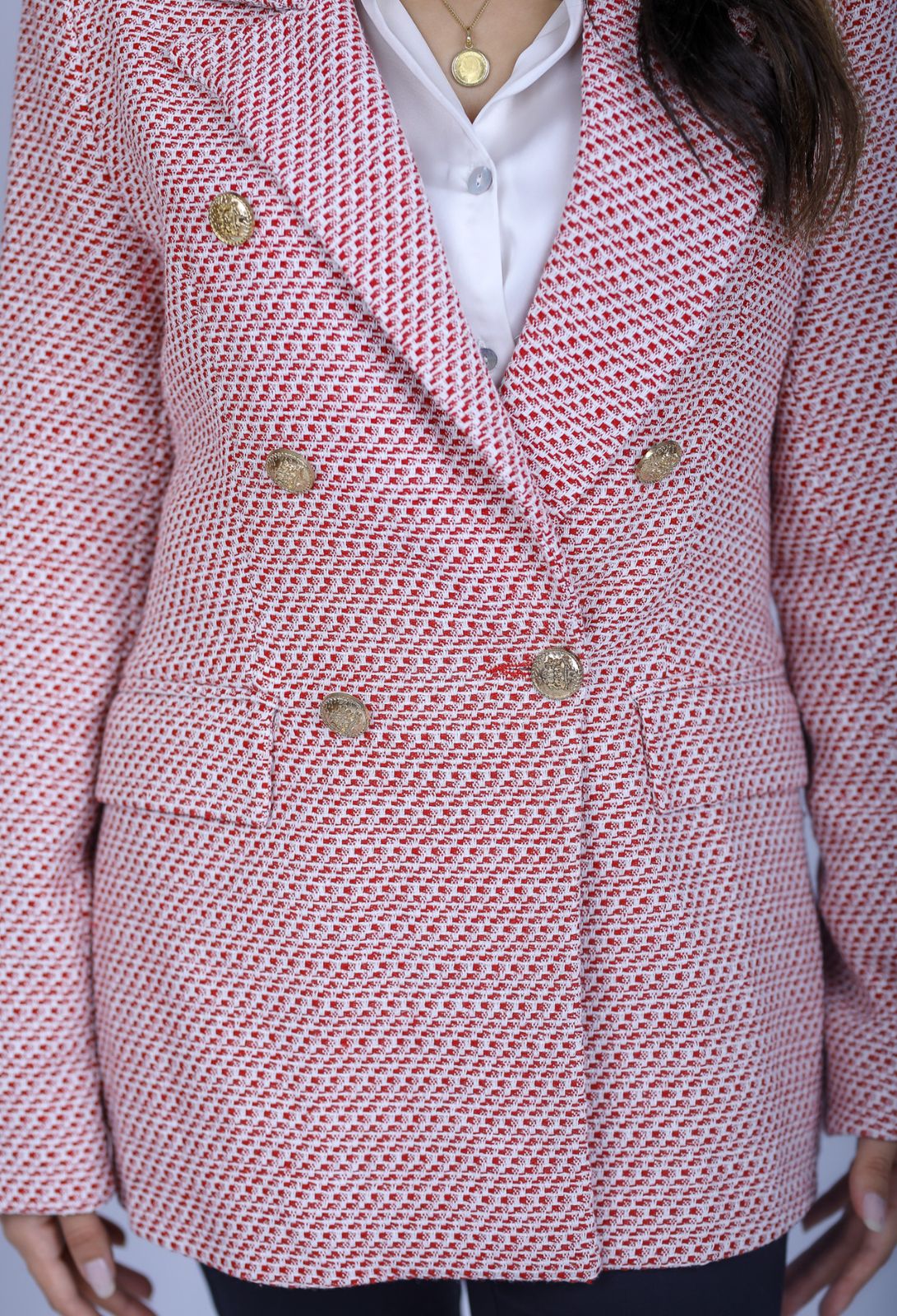 Textured Pink Blazer