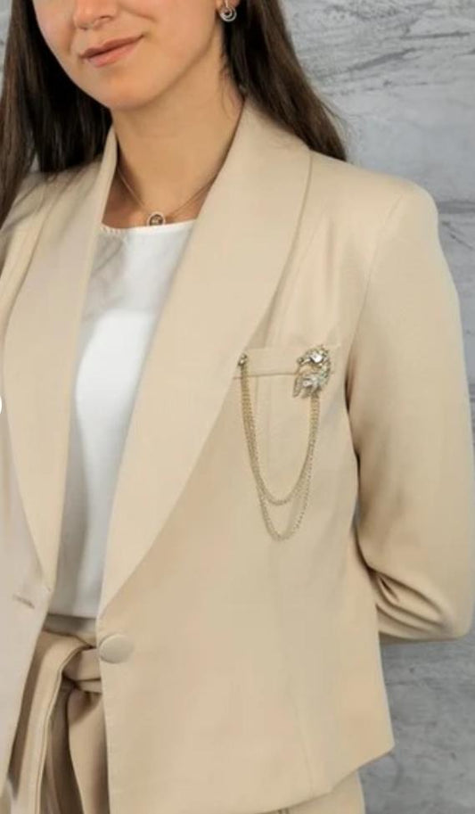 Beige Blazer