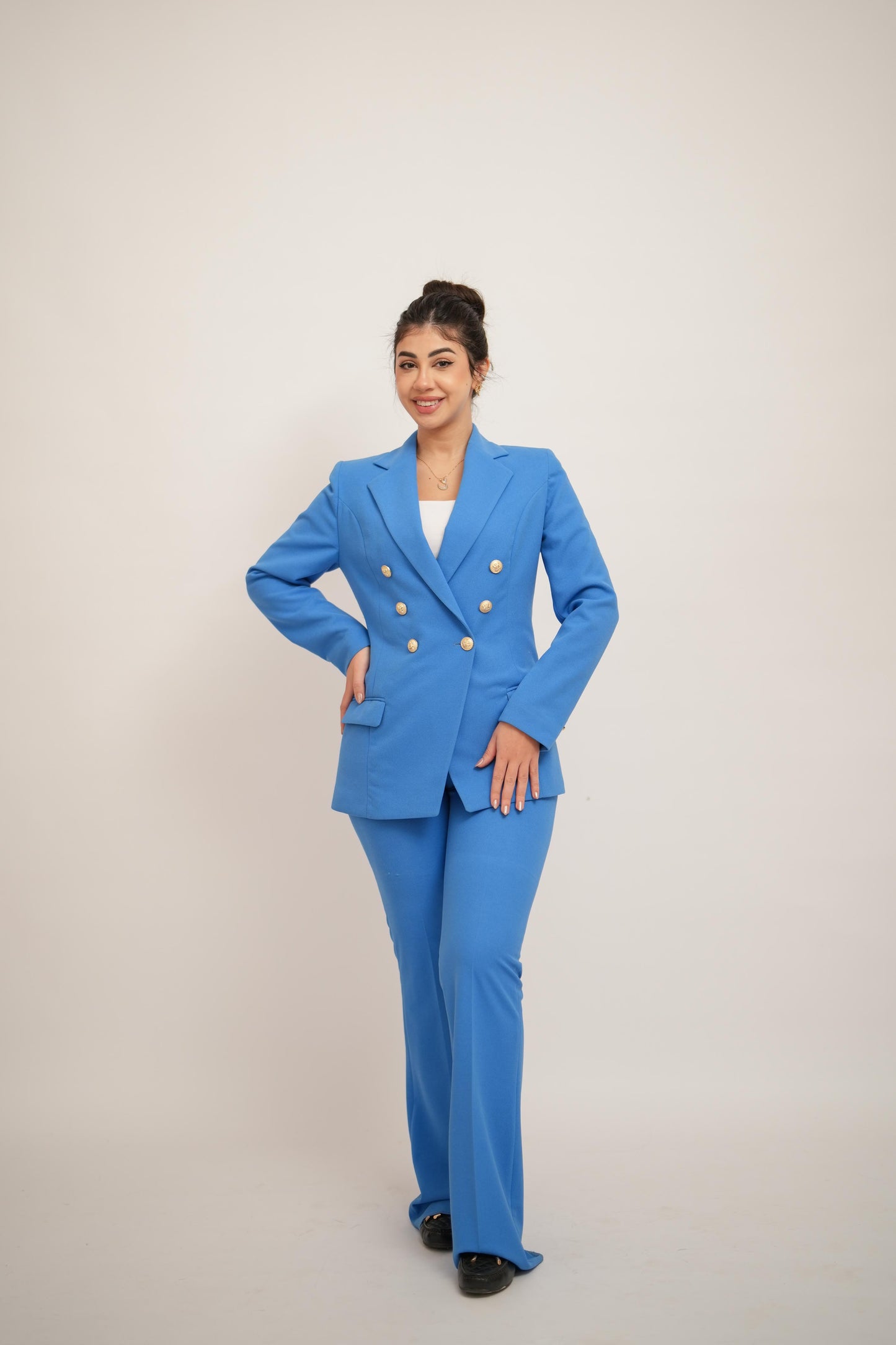 Nile Blue Double Breasted Suit