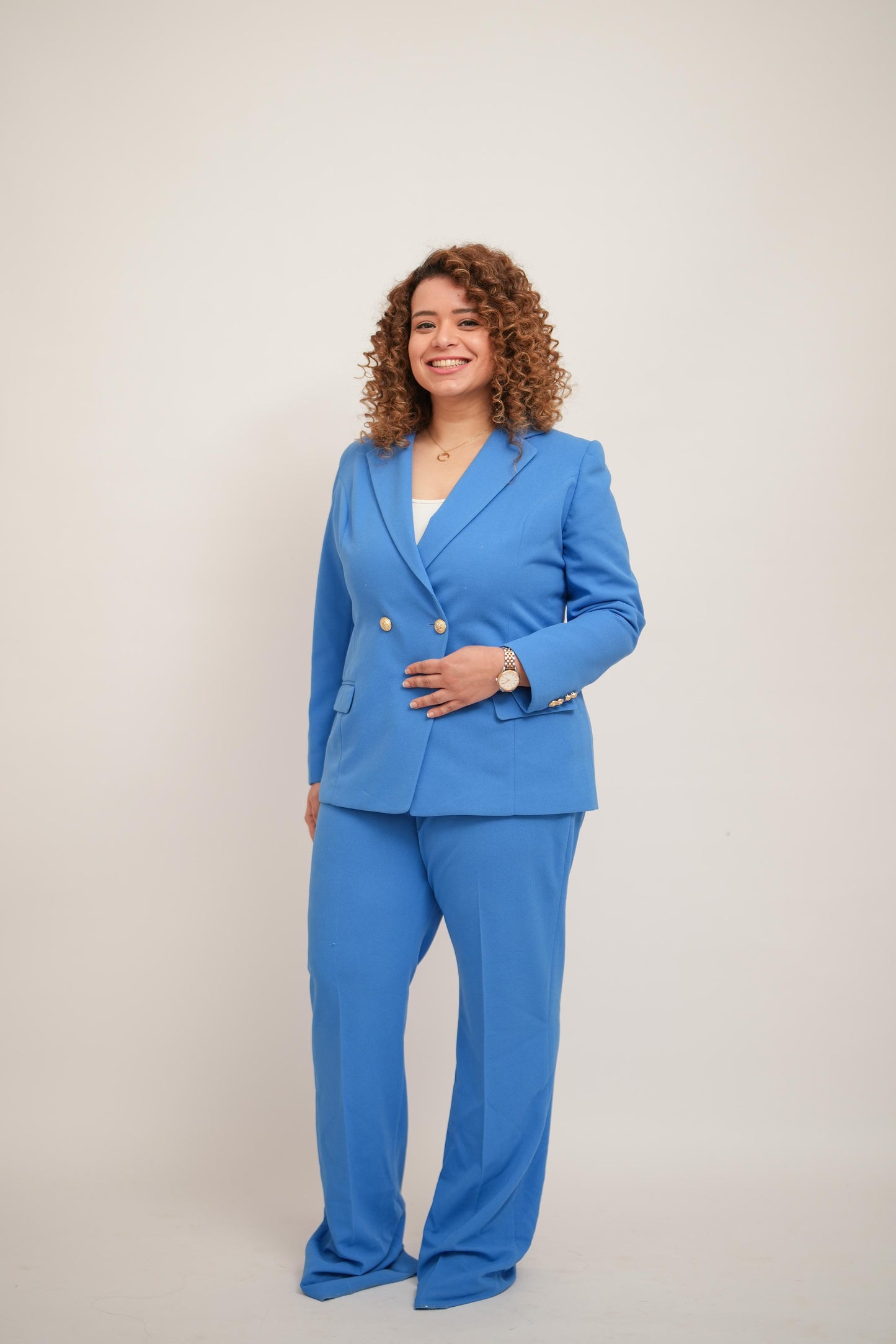 Nile Blue Double Breasted Suit