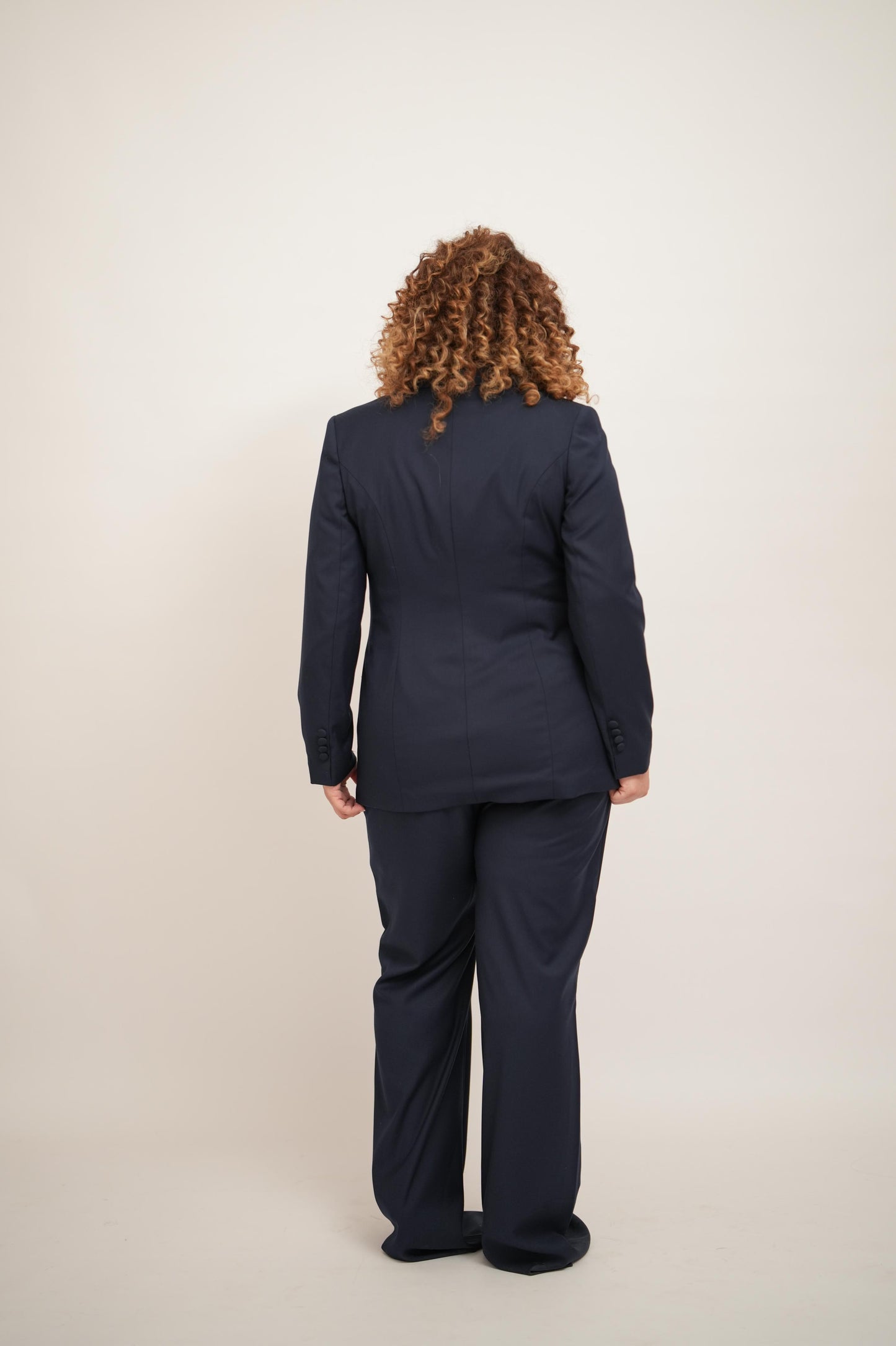 Navy Straight Pant