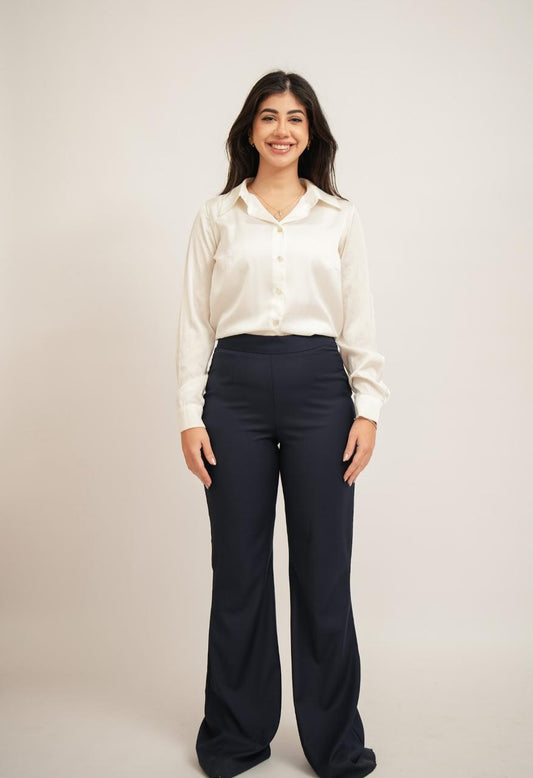 Navy Straight Pant