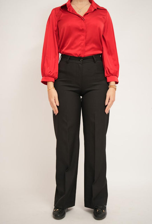 Black Straight Fit