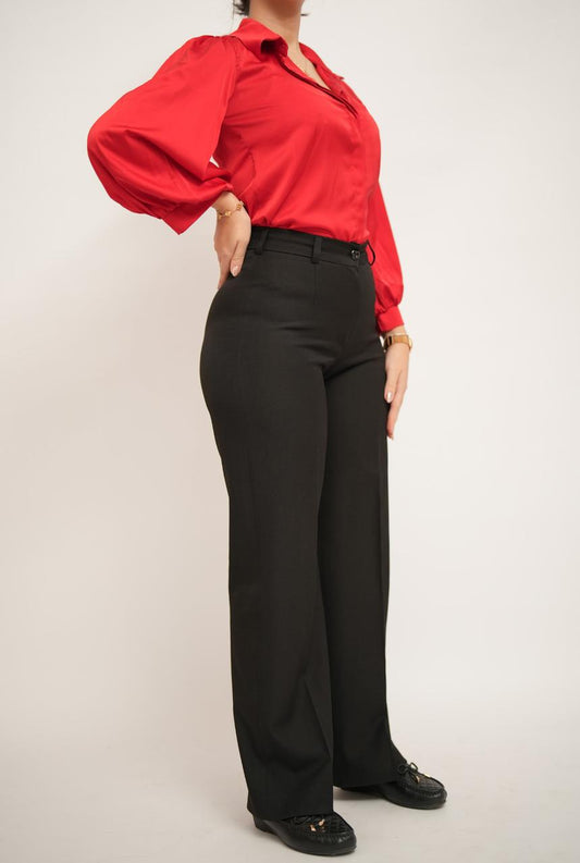 Black Straight Fit