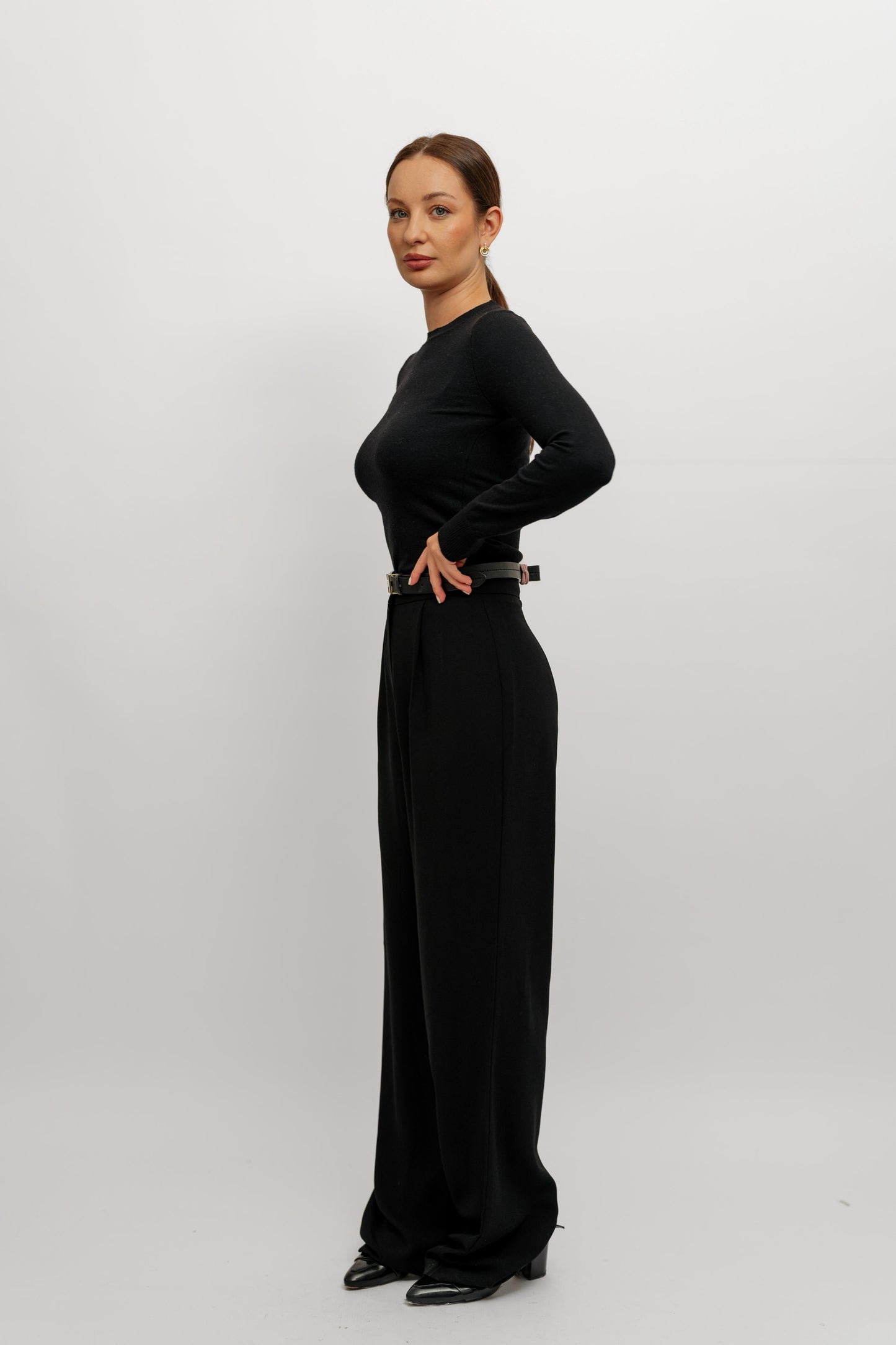 Black Wide Leg Pant