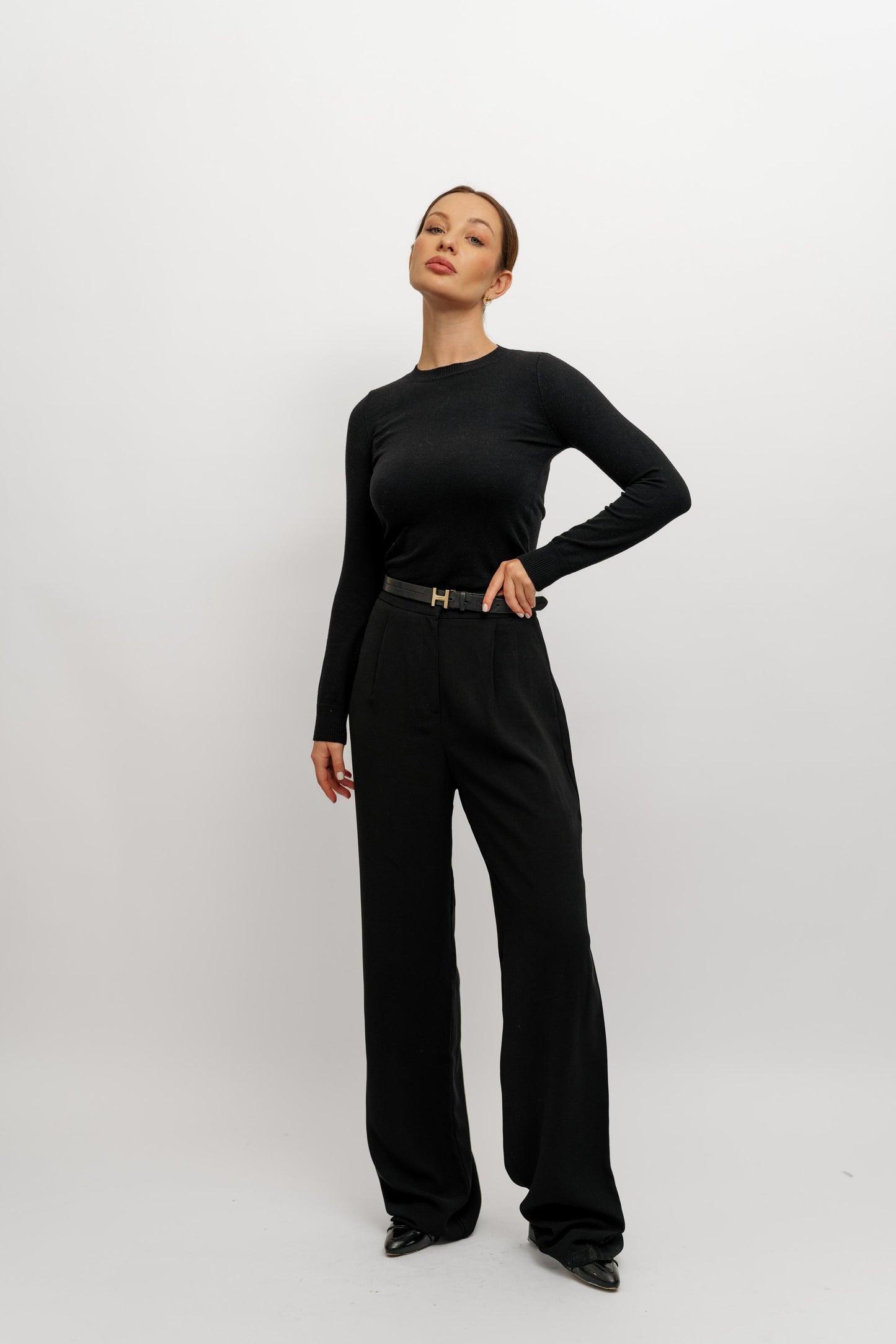 Black Wide Leg Pant
