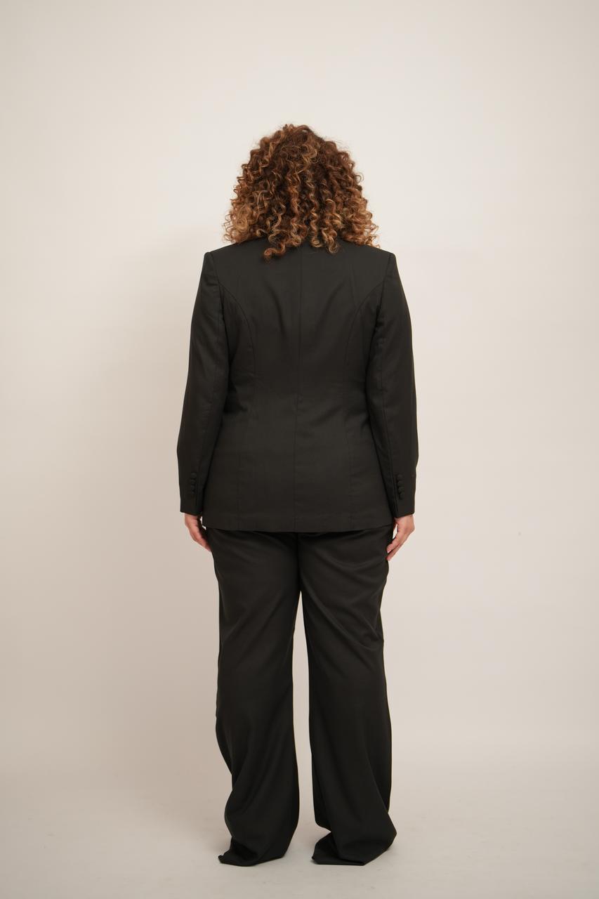 Black straight pant